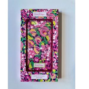 NWT Lilly Pulitzer iPhone 6 Case New in Box Wild Confetti Pink Green Floral